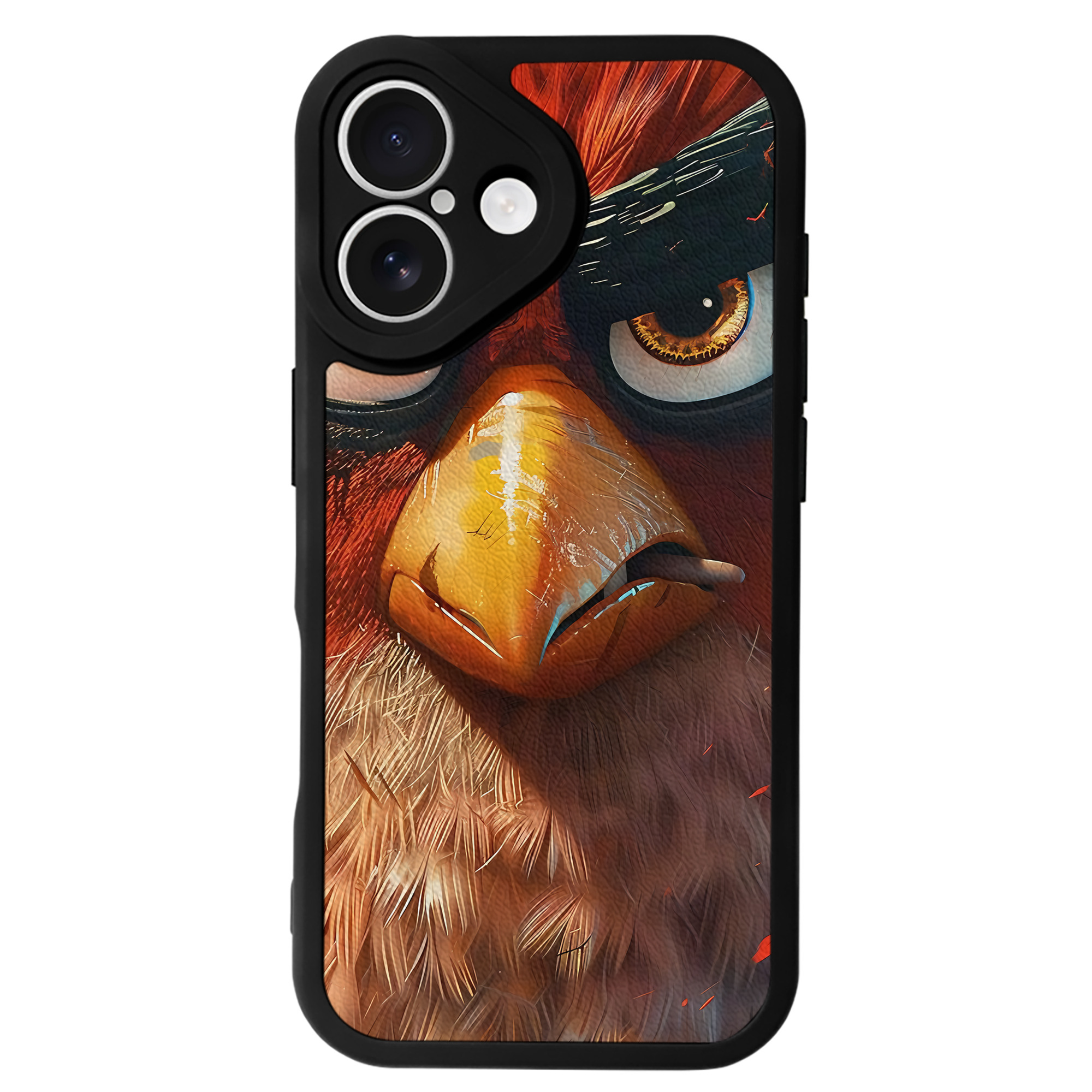 （画像用） Angry Birds アングリーバード 【iPhone 16シリーズ対応】シリコンスマホケース（レザー調） 材質：シリコン